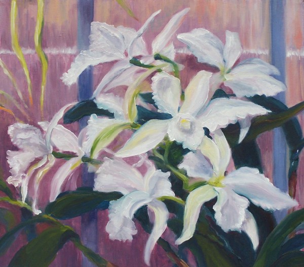 Laura McMillan orchid paintings