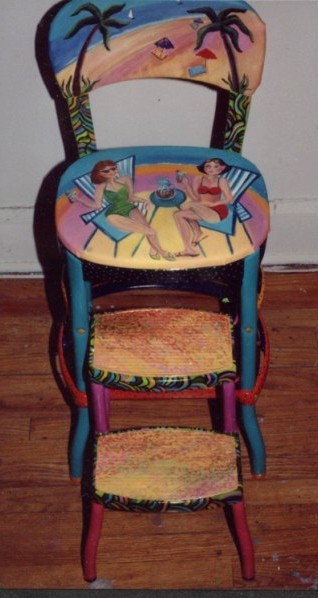 Laura McMillan painted furniture