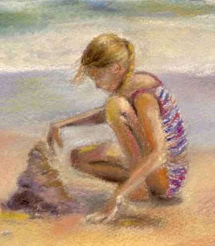 Laura McMillan beach paintings